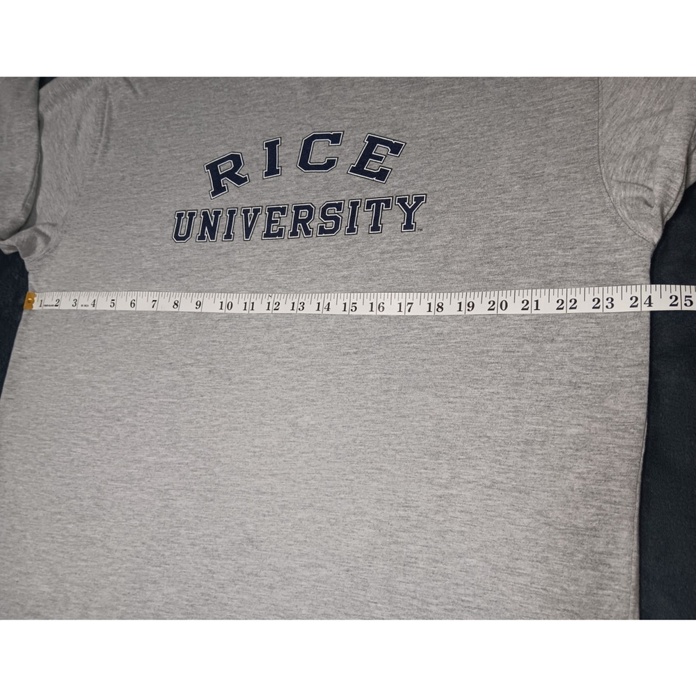 Vintage Rice University Owls Men’s XL T-Shirt L/S NCAA Gray Tee JanSport - Picture 7 of 9